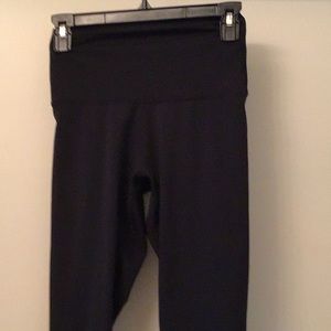 Black exercise leggings